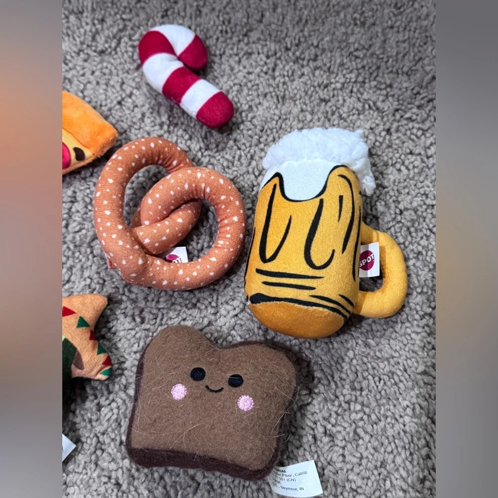 Food themed cat toys